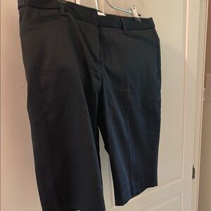 Laundry By Shelli Segal Black Flat Front Shorts